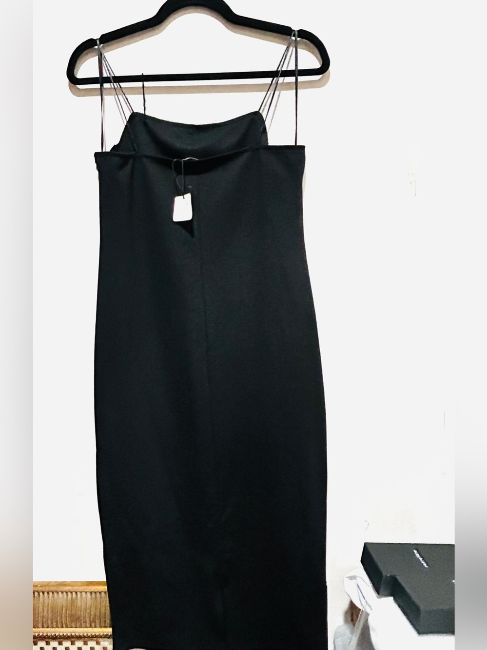 Zara Black Dress
Black Fringe Spaghetti Strap Women’s Top - Picture 3 of 4